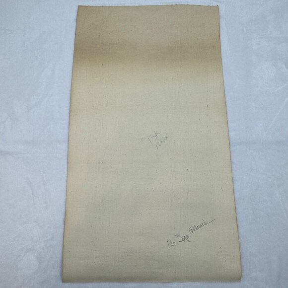 Vintage Margaret Keane No Dogs Allowed Big Eyes Canvas Print 12"x24" - Picture 2 of 4